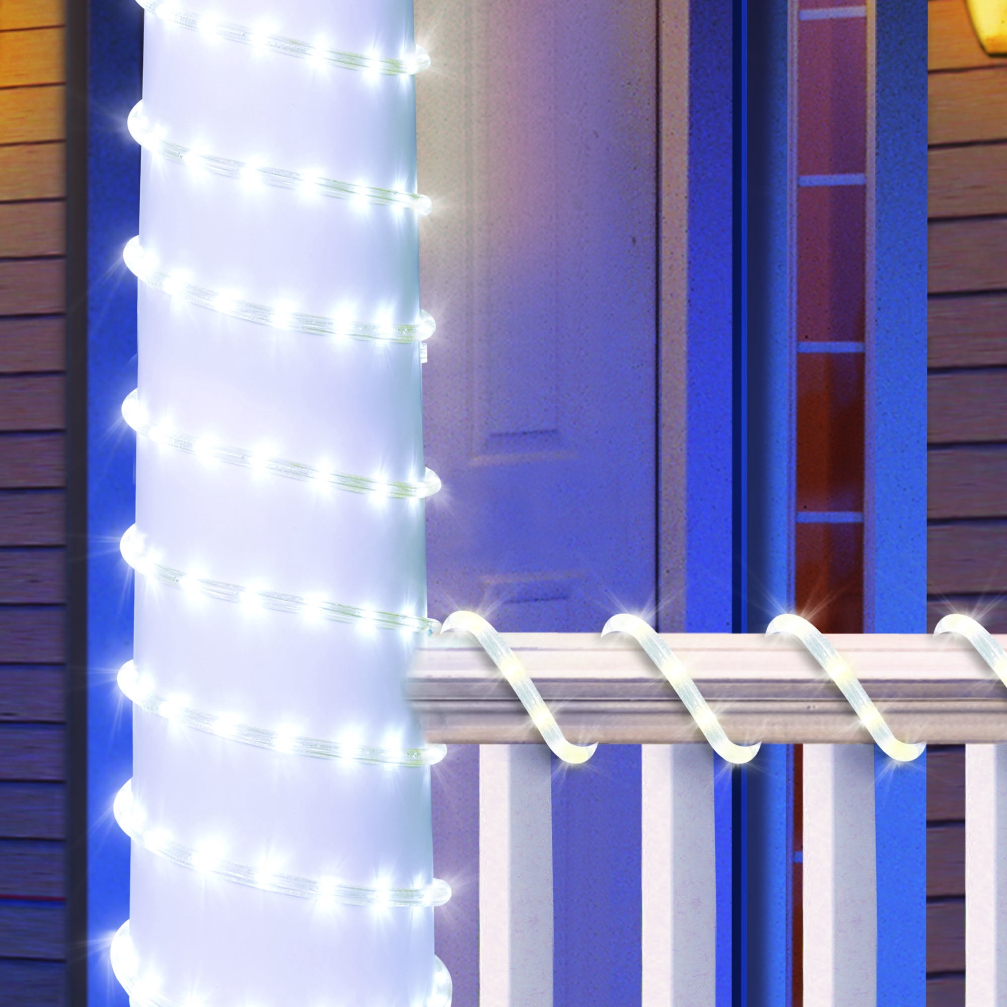 holiday living 18 ft clear rope light holiday time cool white led christmas rope light 15 feet lights 18ft clear light walmartcom holiday living 18 ft clear rope light holiday time cool white led christmas rope light 15 feet lights 18ft clear light walmartcom